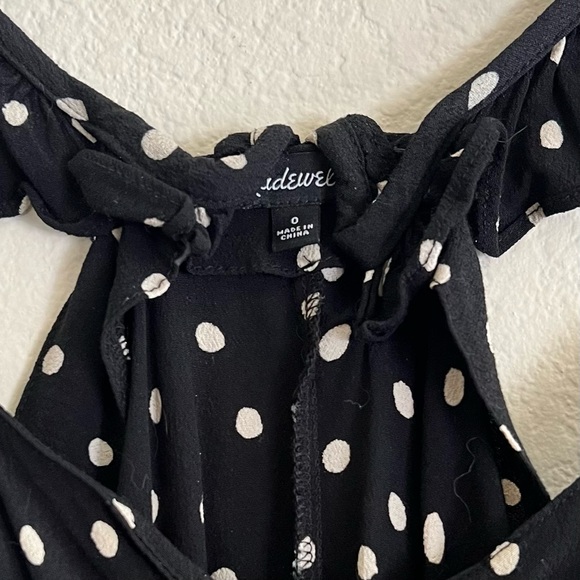 Madewell Ruffle Strap Top in Painted Dots - Picture 4 of 4